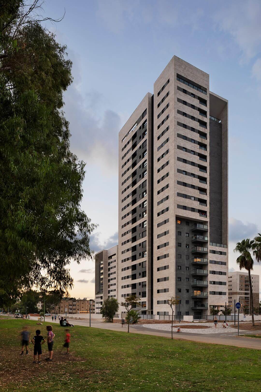 Simulation for the buildings of the UNIK&MORE project in Haifa